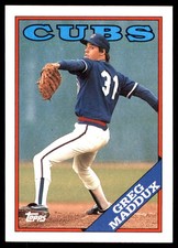 Greg Maddux 1988 Topps #361 Chicago Cubs MLB READ FREE SHIPPING AutographDen