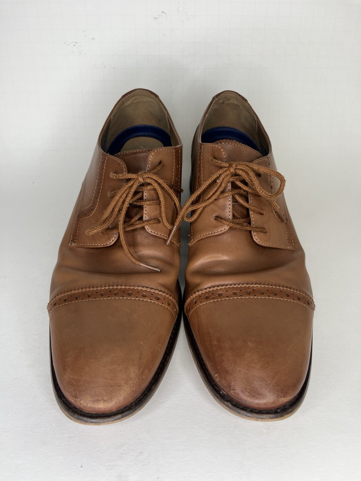 SAOLA Abito casual Bostonian Oxford Commonwealth 16501 uomo 9 W pelle morbida marrone