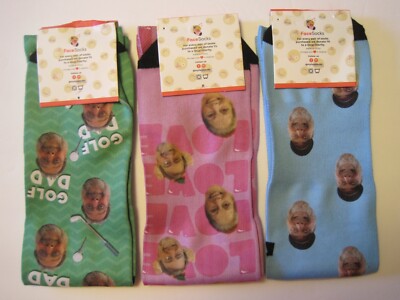 Face Socks Making Moments Special Socks Set of 3 NWT