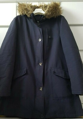 PECKOTT Winterjacke dunkelblau (Damen) Gr. 42 - Zustand: gebraucht & EINWANDFREI