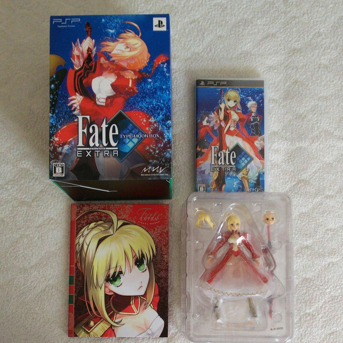 PSP フェイト　Fate 限定版 EXTRA CCC figma SP-009 figma セイバー・ブライド （PSP フェイト/エクストラ CCC 限定版