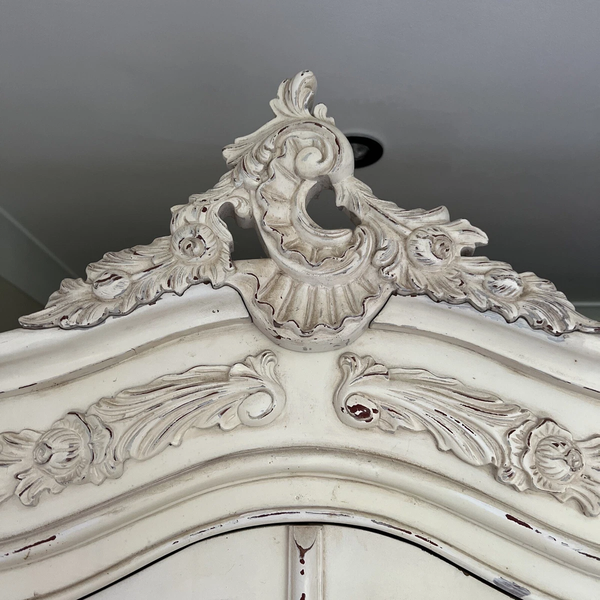 Off cheap white armoire