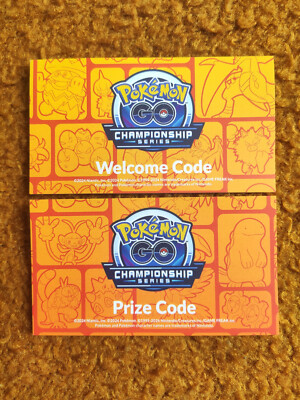 Pokemon Go Championship Series Welcome Code + Price Code von LAIC 2025 unused