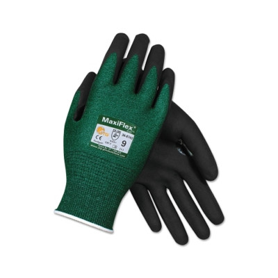 Pip Maxiflex  Cut Cut-Resistant Glove, 3X-Large, Black/Green - 12 per DZ