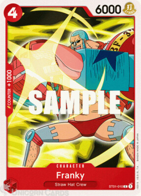 ST01-010 Franky Common One Piece TCG Card ST01: Starter Deck