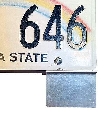 Under License Plate Hawaii Safety Check Bracket ....Align Flush Right....ON SALE