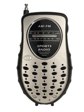 Vintage AM/FM Portable Sports Radio with Antenna Pocketsize Durabrand PR-355