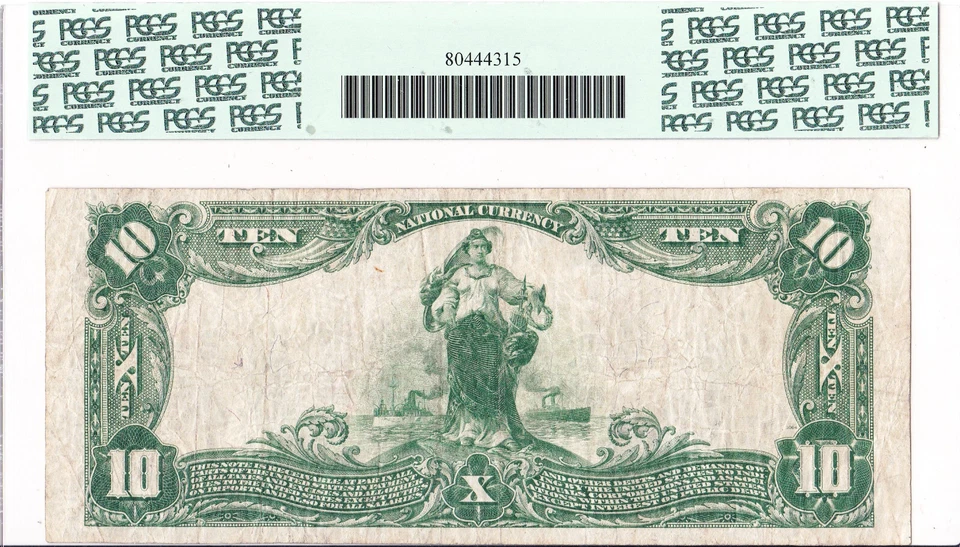 $10 1902 PB National LOS ANGELES California CA 🇺🇸  PCGS 15 PPQ 🇺🇸 - Image 2 of 2