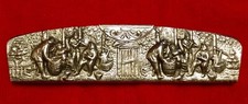 Vintage Silver Tone Cover Women s Plastic Comb