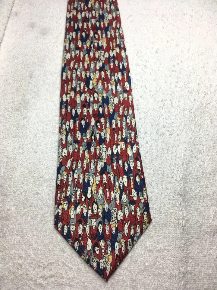 BEVERLY HILLS POLO HOMBRE CORBATA ROJO CON CIEN CARAS MARATÓN 4 X 59 Foto 2 de 4