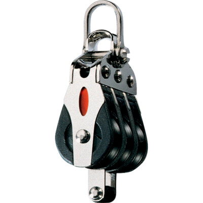 Ronstan Rf20312 Series 20 Ball Bearing Block Triple Becket 2-Axis Shackle Head