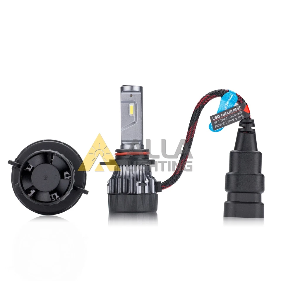 Allá Lighting 10000lm 9012 LED haz alto bajo faros bombillas lámparas, blanco Foto 3 de 4