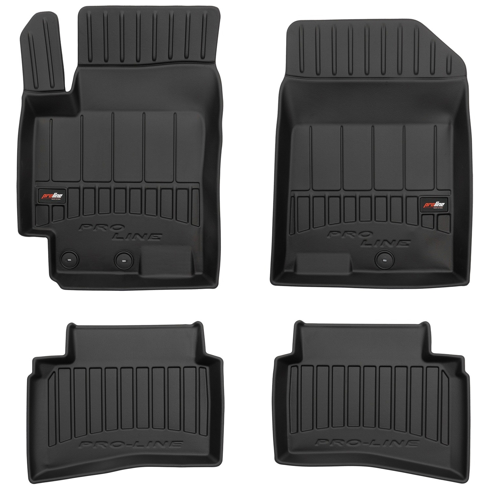 Tapis TPE Frogum Pro-Line Kia Stonic avec rebords hauts 3D anti-dérapants