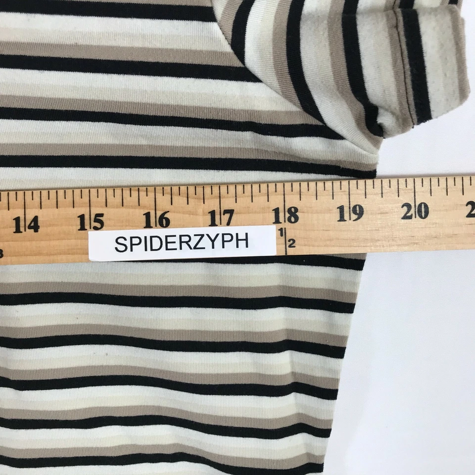 Camisa Banana Republic Niña Rayas Grande Manga Corta Cuello en V Foto 3 de 4