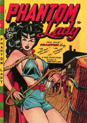PHANTOM LADY FULL FOX & FARRELL RUN VINTAGE GOLDEN AGE COMIC BOOKS ON DVD ROM