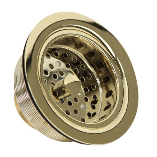 Nantucket 3.5 KDPB brass standard basket strainer drain - Picture 2 of 6