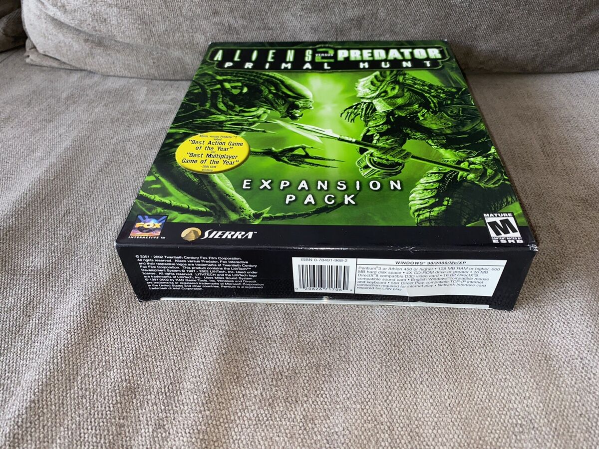 Aliens Versus Predator 2: Primal Hunt - Big Box Edition PC Aliens Versus Predator 2: Primal Hunt - Big Box Edition PC