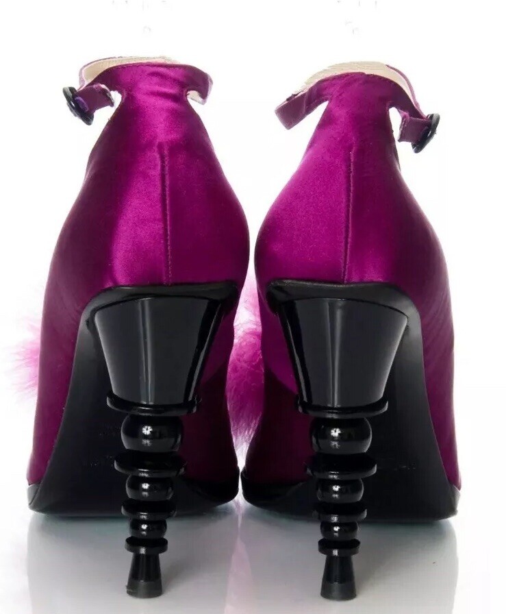 SAINT LAURENT RARO TOM FORD 100% AUTENTICO PER SCARPE YSL DONNA 37 RARO COLORE FUSCIA