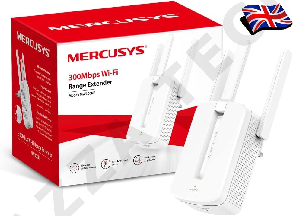 Mercusys (TP-Link) MW300RE WiFi Range Extender Universal