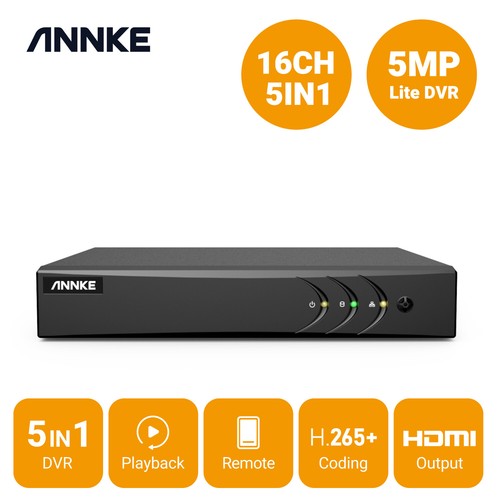 ANNKE 31CH 16CH 8CH 5MP Lite H.265+ DVR Video Recorder For CCTV Camera System eBay