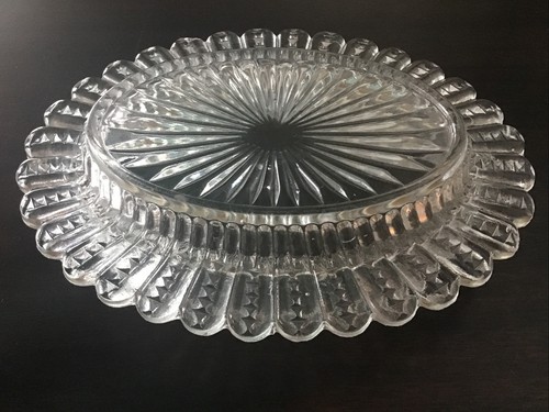 1895 Klar Pressglas Relish Schale mit Griffen und aufgesetzter Tropfschale SCHÖN! - Bild 8 von 12
