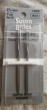 Susan Bates 14080 Steel Yarn Needles 2.75"-Size 13 2/Pkg