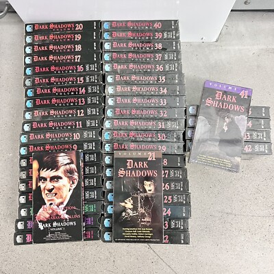 Dark Shadows Volume 1-45 VHS Lot 1966 Horror Vampire Barnabas Collins NEW/USED!