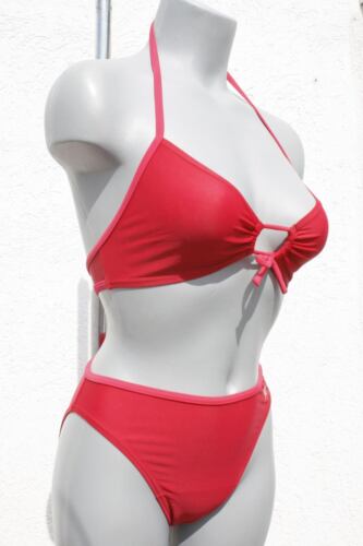 Saison-2023/24 360151 WNB Marken Neckholder Bikini + Slip ROT in 36 CUP B - Bild 2 von 12