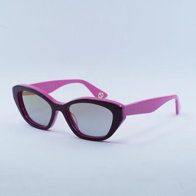 New GUCCI GG1638S 003 Burgundy/Fuchsia/Pink Gradient With Mirror