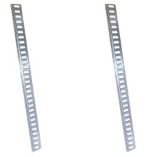 2 Pieces Horizontal 8 Ft E-track Trailer Tie-down Rails Galvanized Steel