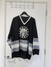 Black/ Grey White Zombie Hockey Jersey.  One Size Fits All. Great Condition!