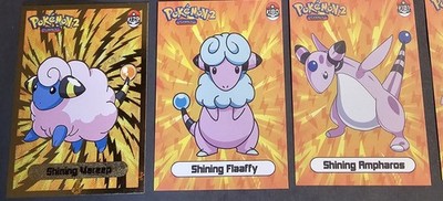 MAREEP X FLAAFFY X AMPHAROS LOT - POKEMON SHINY INFINITY HOLO