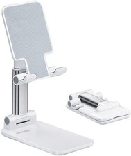 Cell Phone Stand, Angle Height Adjustable Cell Phone Holder with Silicon Pad for