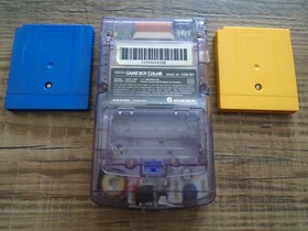 Nintendo GBC CGB-001 AP w/ Pokemon Blue & Yellow games, game boy color USA