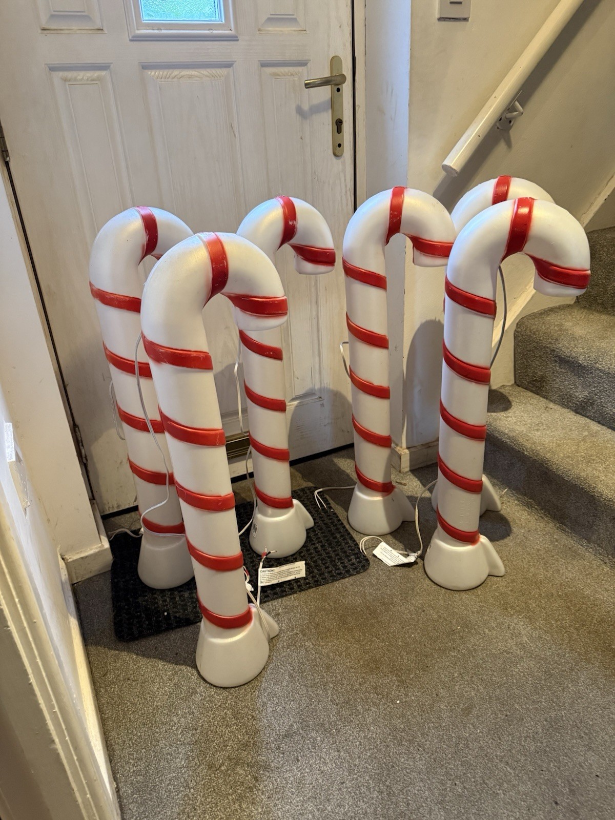 Bastones de caramelo moldeado por soplado de Navidad