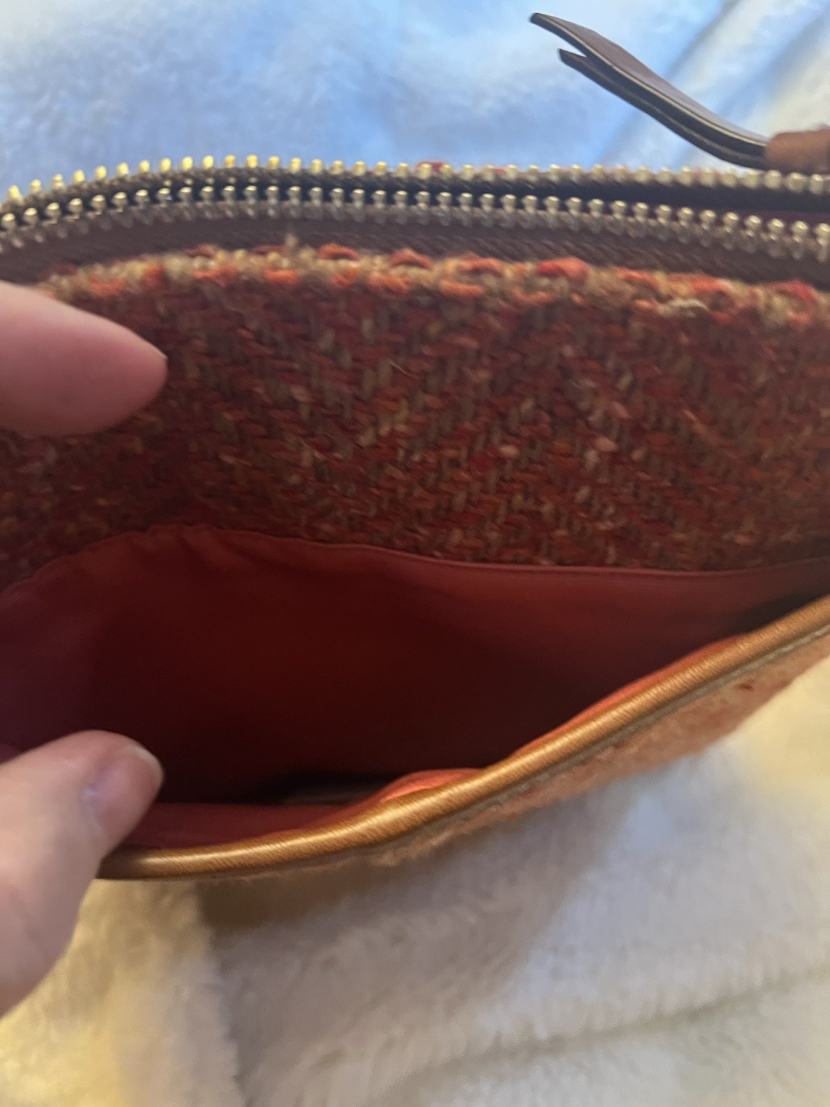 NWT Rare Limited Coach Kitt Crossbody Tweed Wool, Suede & Leather Trim Messenger thumbnail 3