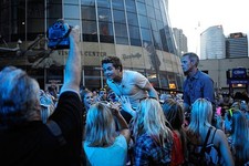 Hunter Hayes performs at the 2013 CMT Music awards at the Bridgest- Old Photo