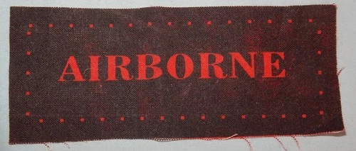 WW2 BRITISH ARMY AIRBORNE FORCES MILITARY BADGE PRITNED SHOULDER PATCH GENUINE