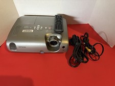 EPSON PROJECTOR EMP-82 106843-1 With Remotes. Power/AV Cables Tested Works Well