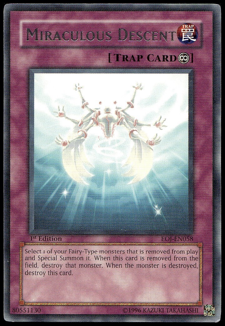 Miraculous Descent - EOJ-EN058 - 1st Edition - YuGiOh
