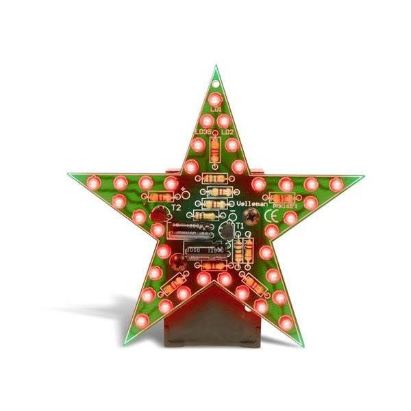 Whadda LED Kit Red flashing star assembly kit