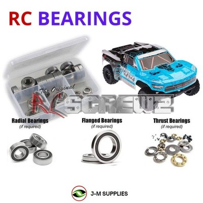 RCScrewZ Metal Shielded Bearings arrm017b for ARRMA SENTON 4X4 AR102667 | KIT