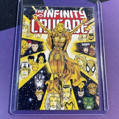 The Infinity Crusade Checklist Marvel Comic 1993 Promo Card