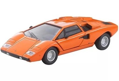 Lamborghini Countach LP400 Orange 1/64 Tomytec Limited Vintage NEO Model