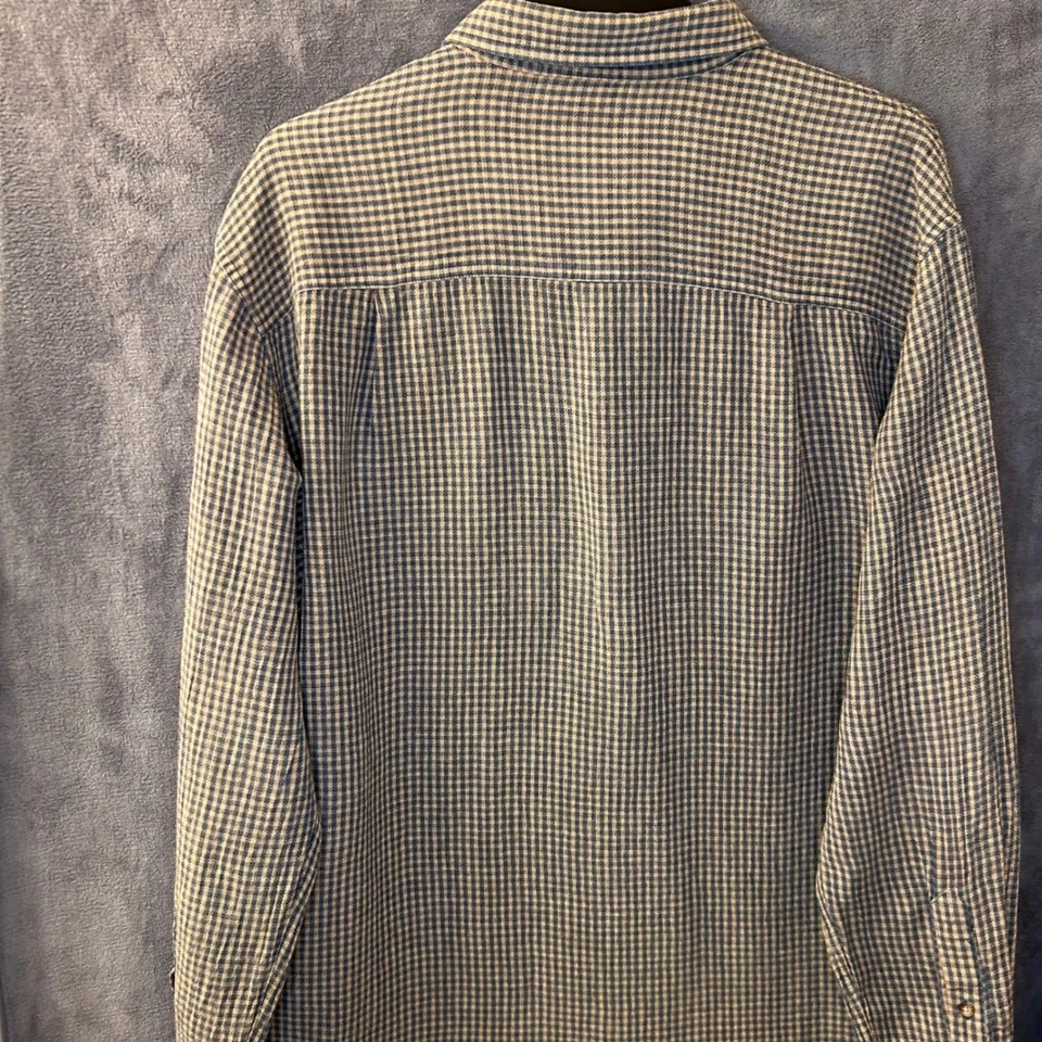 Camisa The Territory Ahead Para Hombres L L L Seda L Manga Larga Abotonada Cuadros Foto 4 de 4