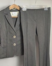 Women Akris Suit Grey 36 / S / 44