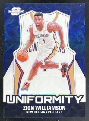 2023 Contenders Optic Uniformity International Black White Zion Williamson /25