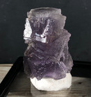 Columnar Cubic Fluorite Crystal Cluster w Stand Natural Mineral Specimen KLP-32 — photo 5
