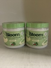 2x Bloom Greens and Superfoods Vitamin Powder Coconut Flavor - 6oz  EXP 12/2026