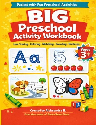 Preschool Activity Workbook: Packed with Tracing, Counting, Matching, Coloring,